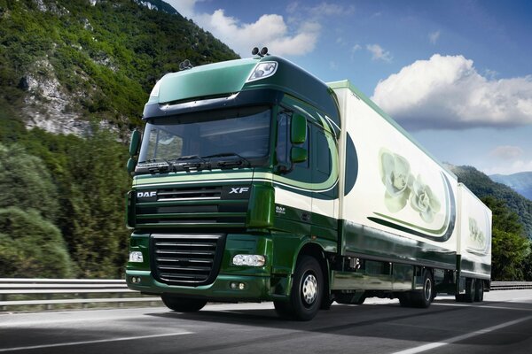 Desktop-Hintergrund LKW daf xf105