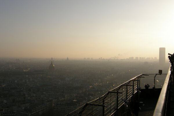 View of Paris from the Eiffel Tower