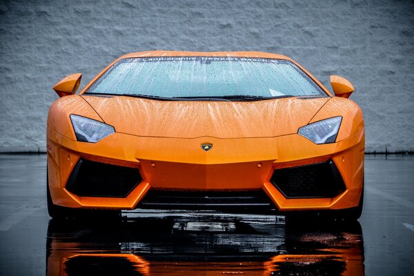 Foto des Autos lamborghini aventador lp700-4 orange