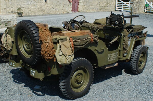 Jeep del ejército de la segunda guerra mundial Willis