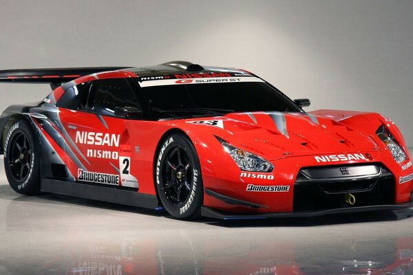 Voiture de sport de course-voiture nissan