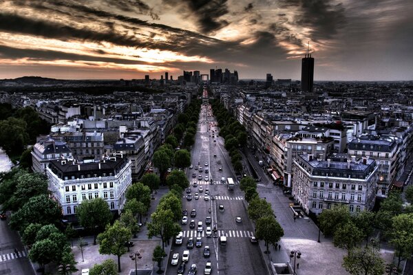 París foto en blanco y negro