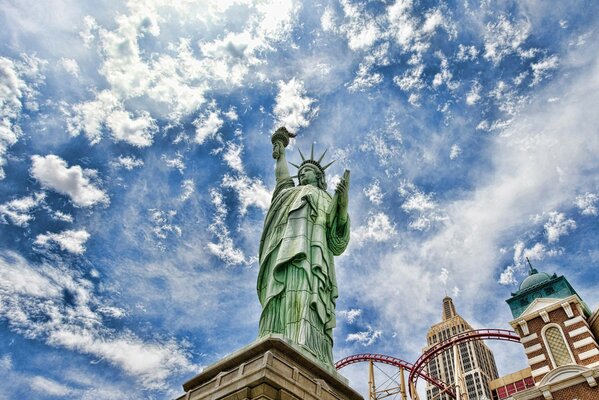 Die Freiheitsstatue in den USA ist ein Wunder