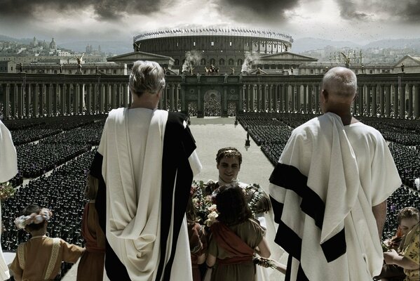 The Roman Emperor among his people