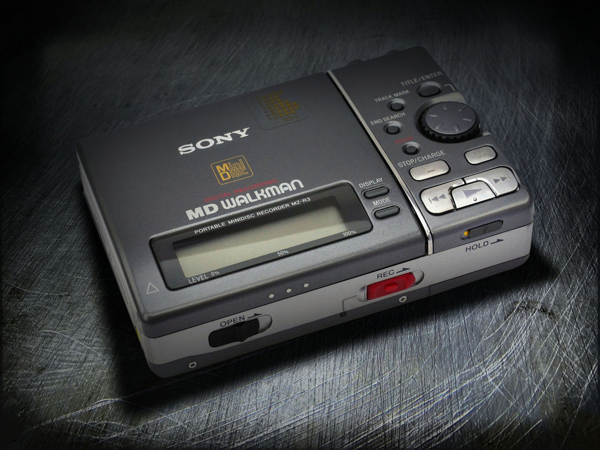 ony mz-r3 mini-disc-player recorder