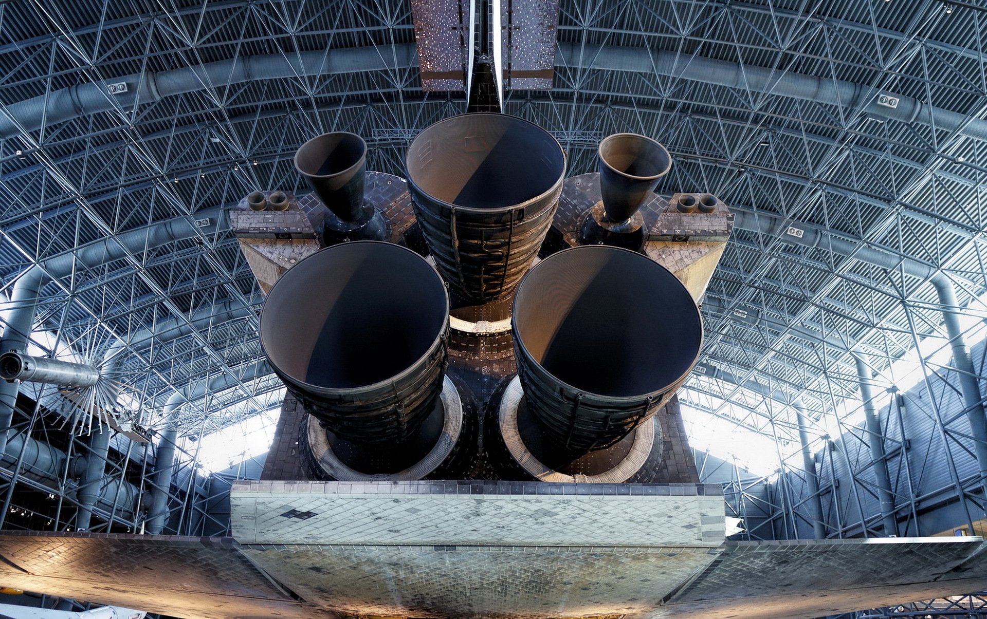 transbordador espacial descubrimiento nacional de la aviación y el espacio