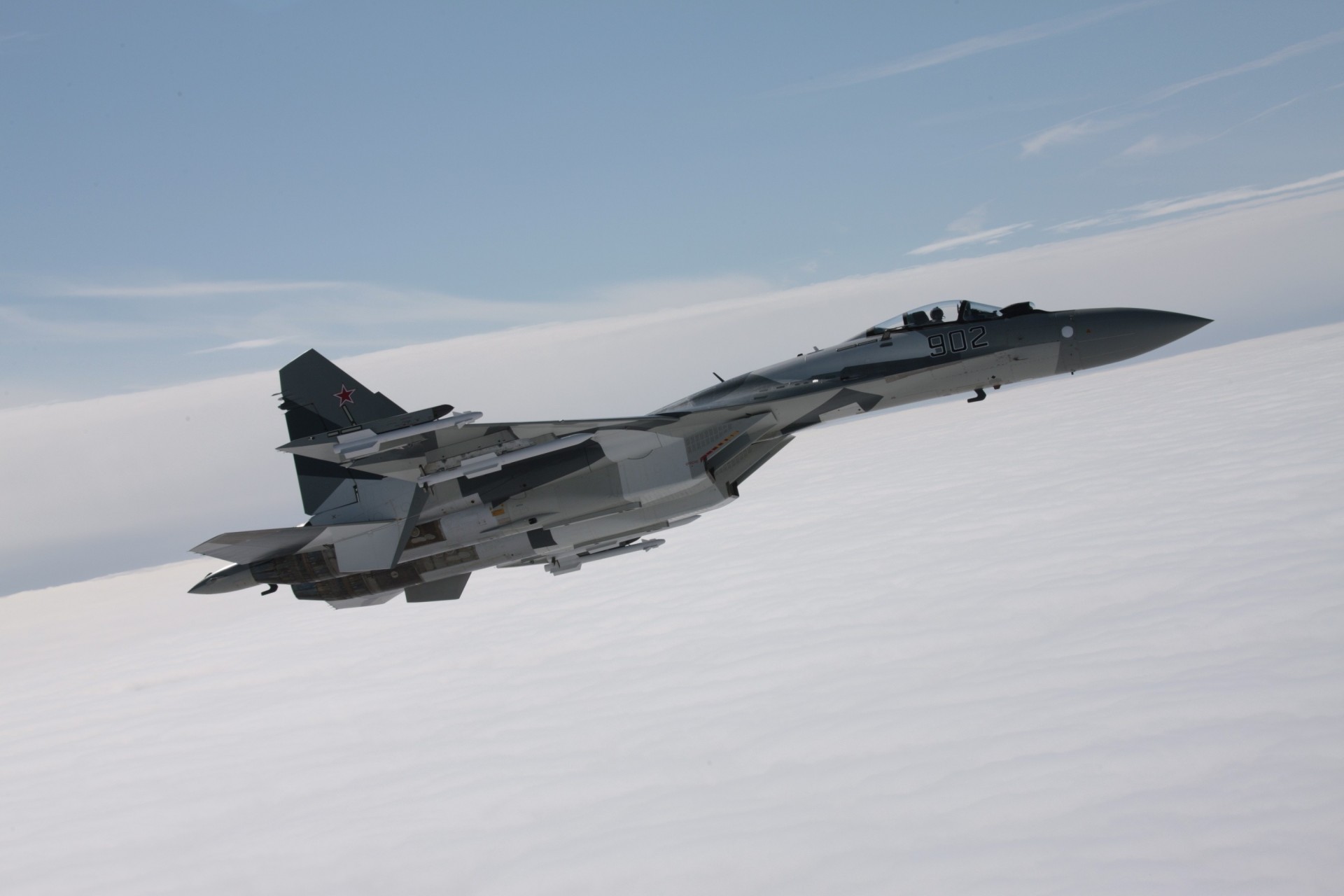 flugzeug kämpfer himmel wolken schaut russisch