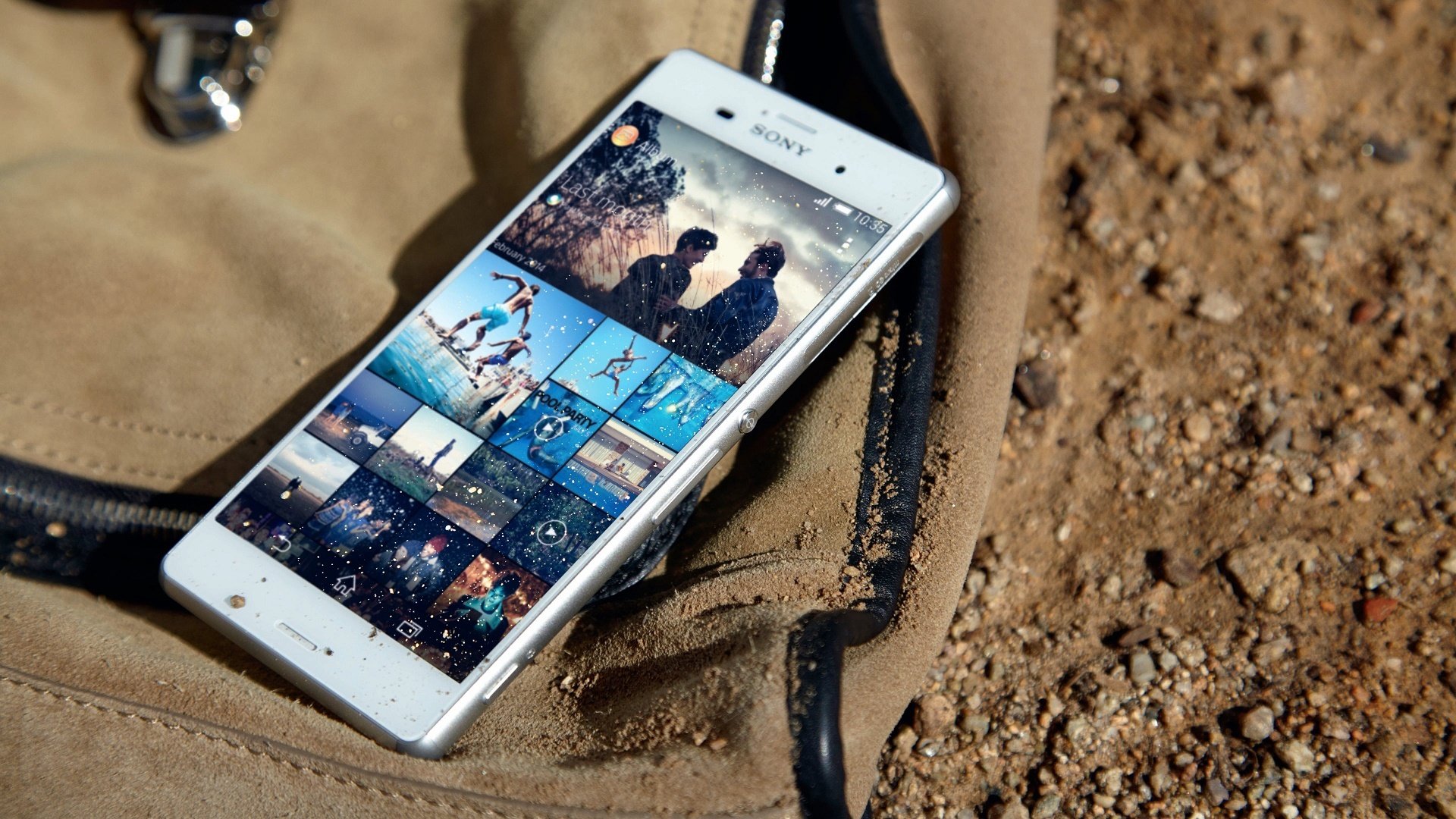 ony xperia z3 blanco smartphone 2014 protegido arena