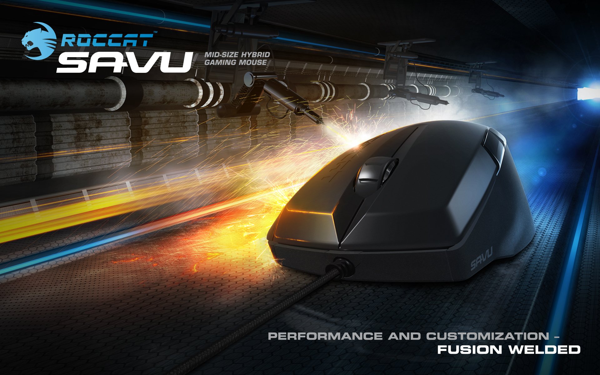 roccat sava gaming maus