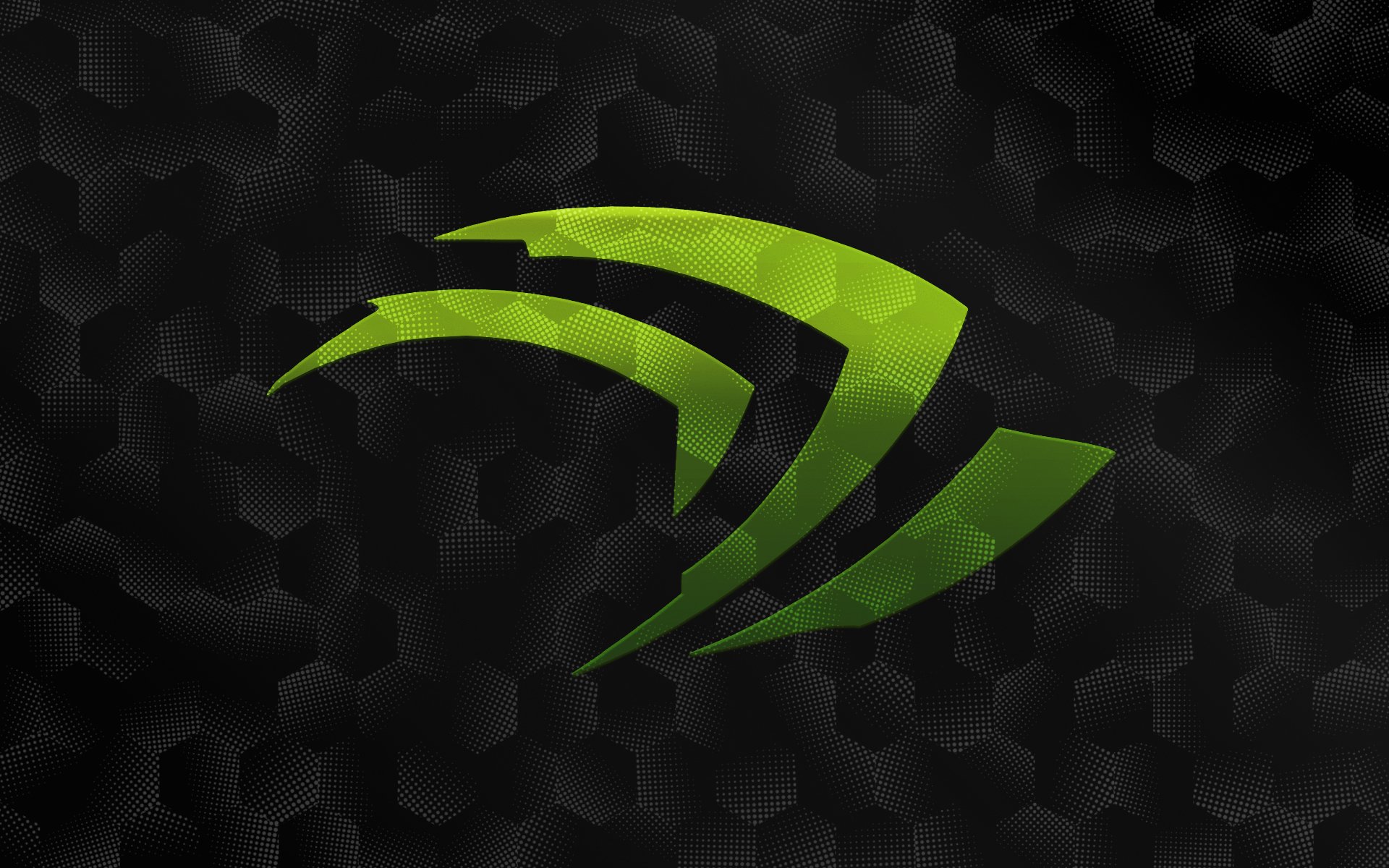 nvidia logo green black