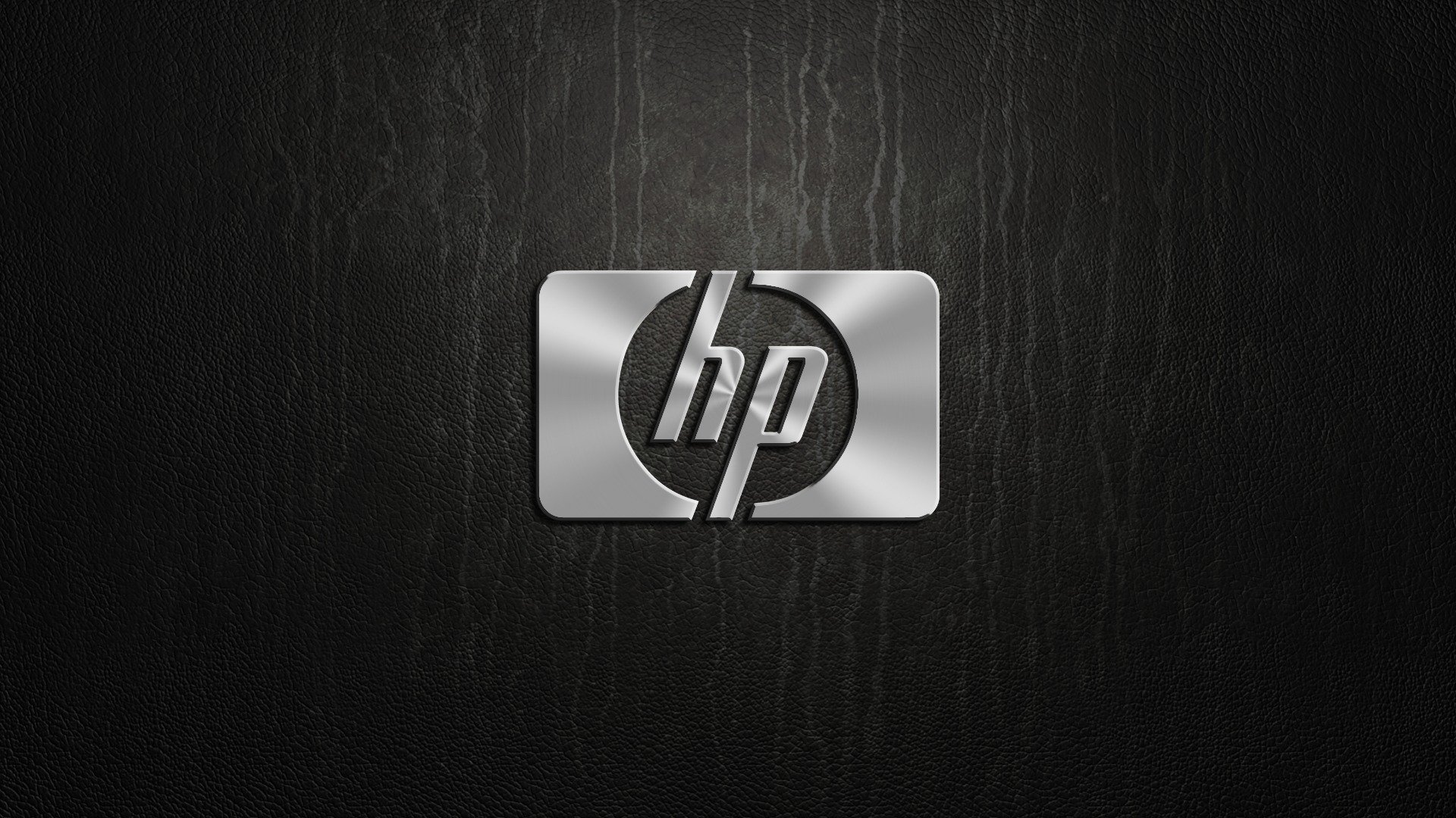 hp logo silver