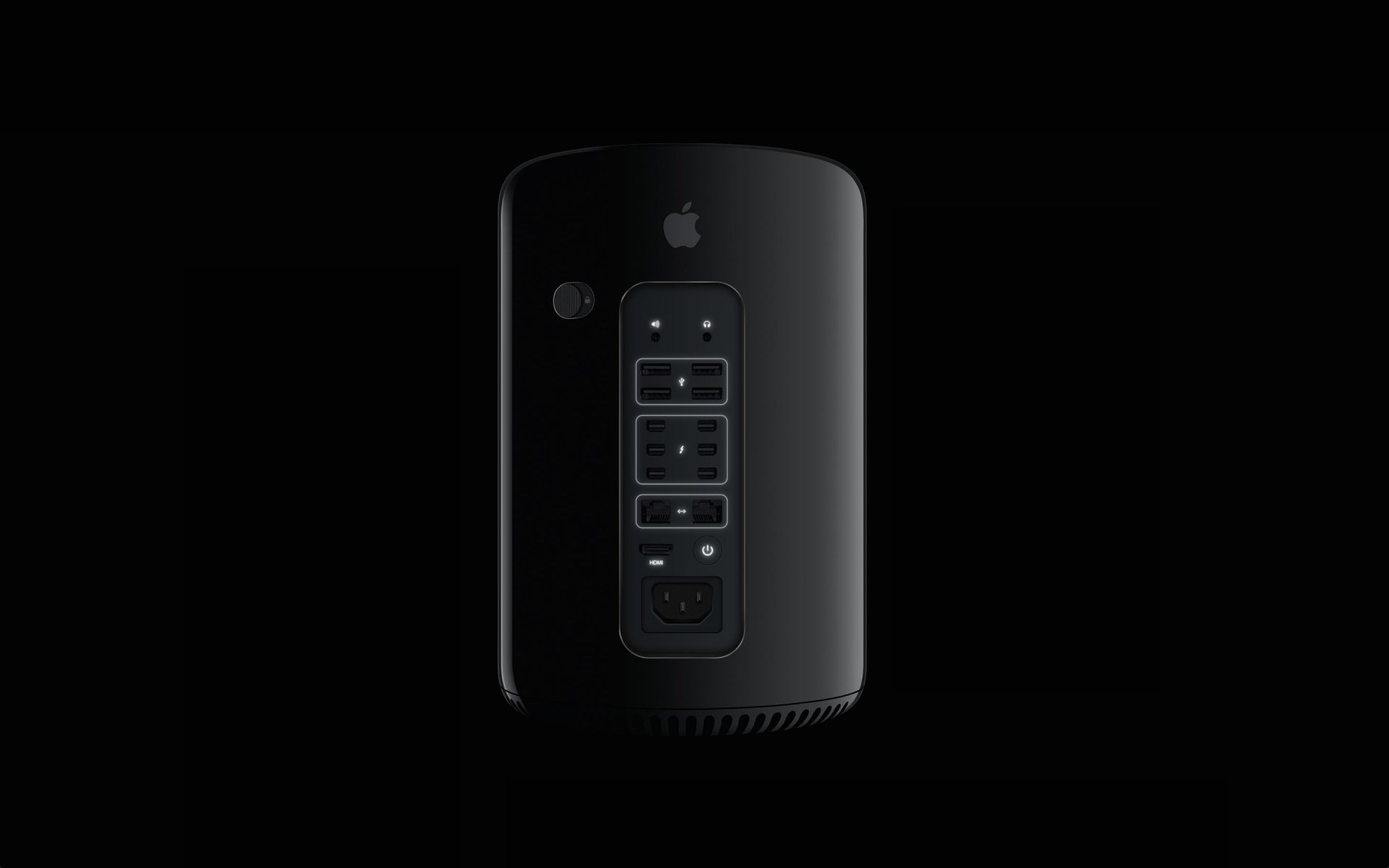 mac pro mac pro apple ordenador oscuro negro blanco mac pro mac pro retroiluminación hdmi usb