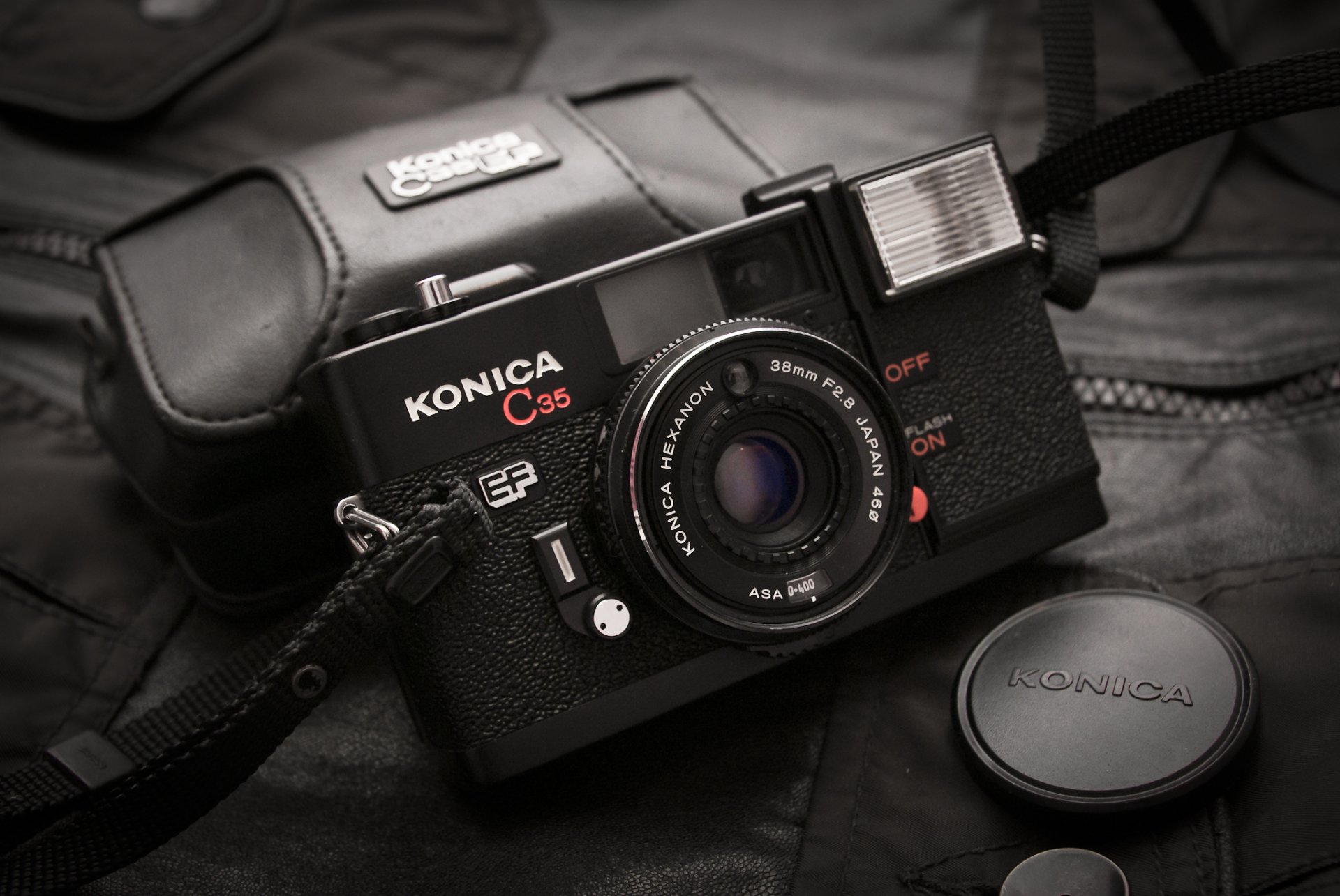 konica c35 ef macchina fotografica sfondo