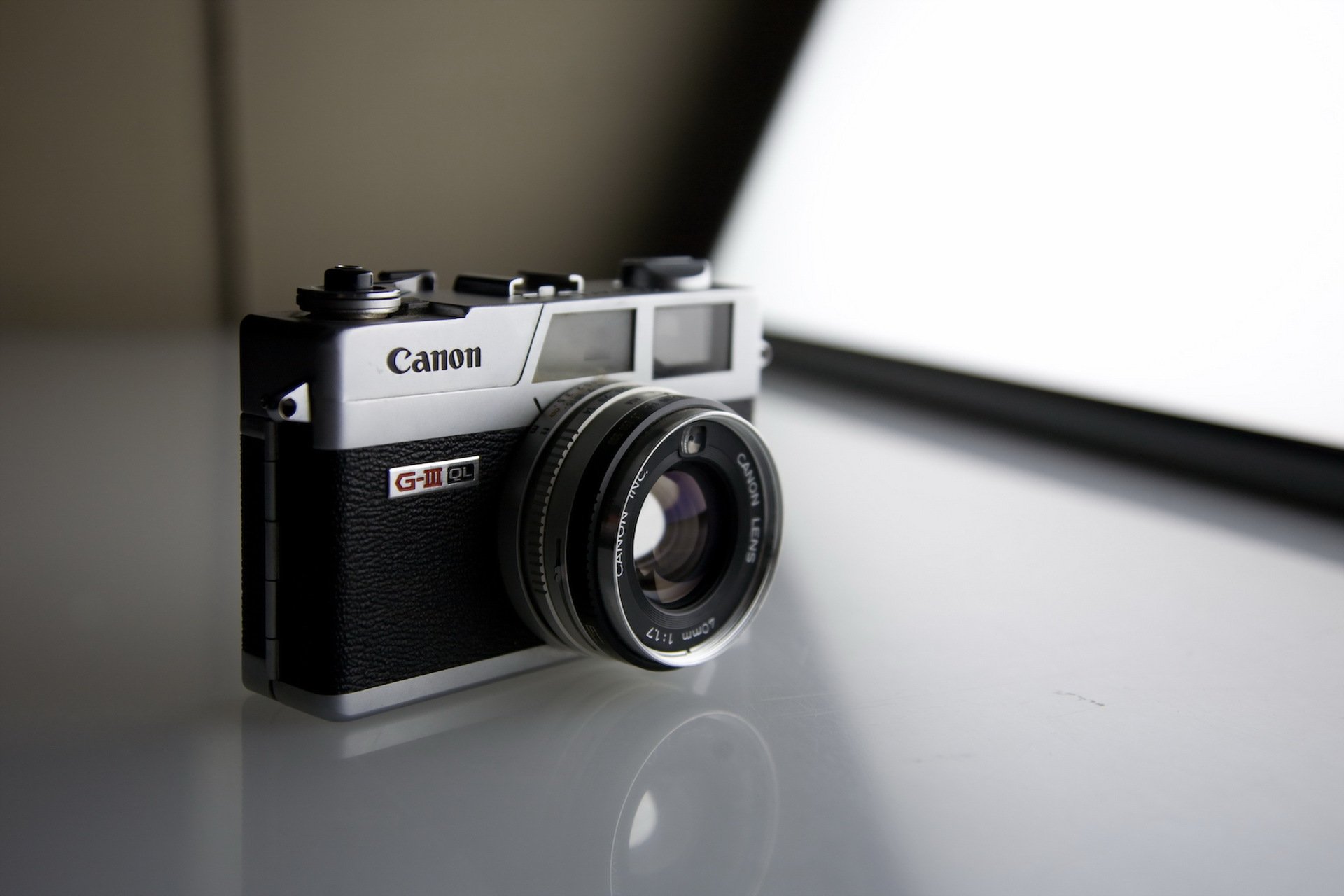 canon canonet ql17 kamera hintergrund