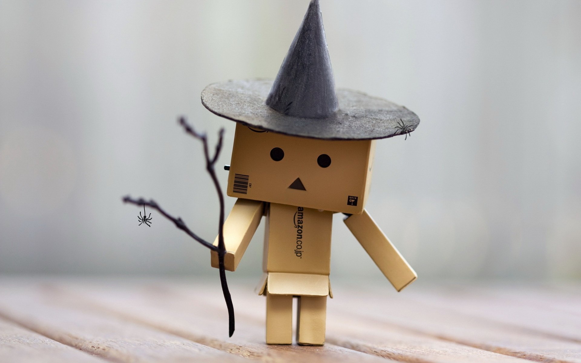 cardboard man sprig witch korobochek