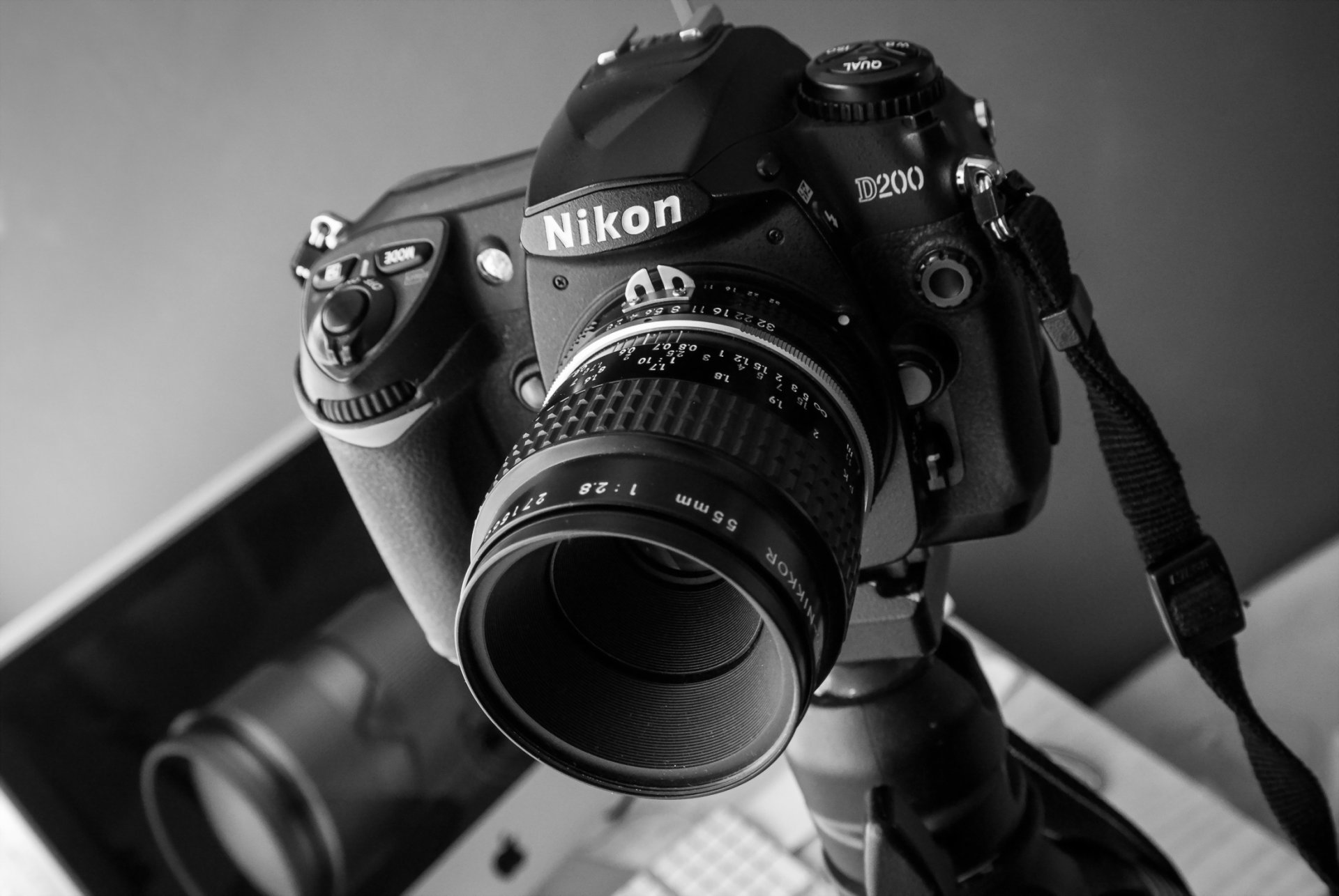 nikon aparat tło