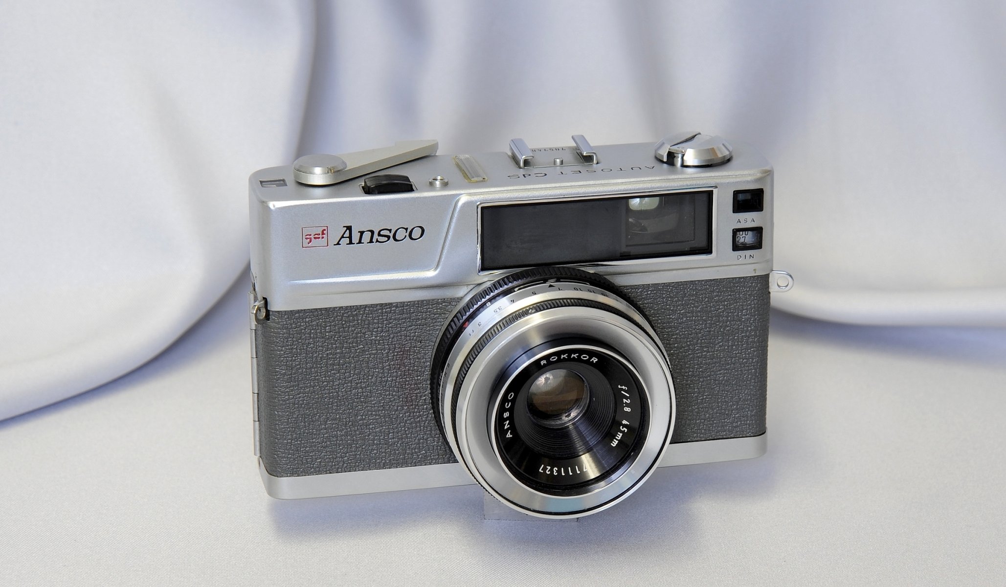 ansco kamera tło