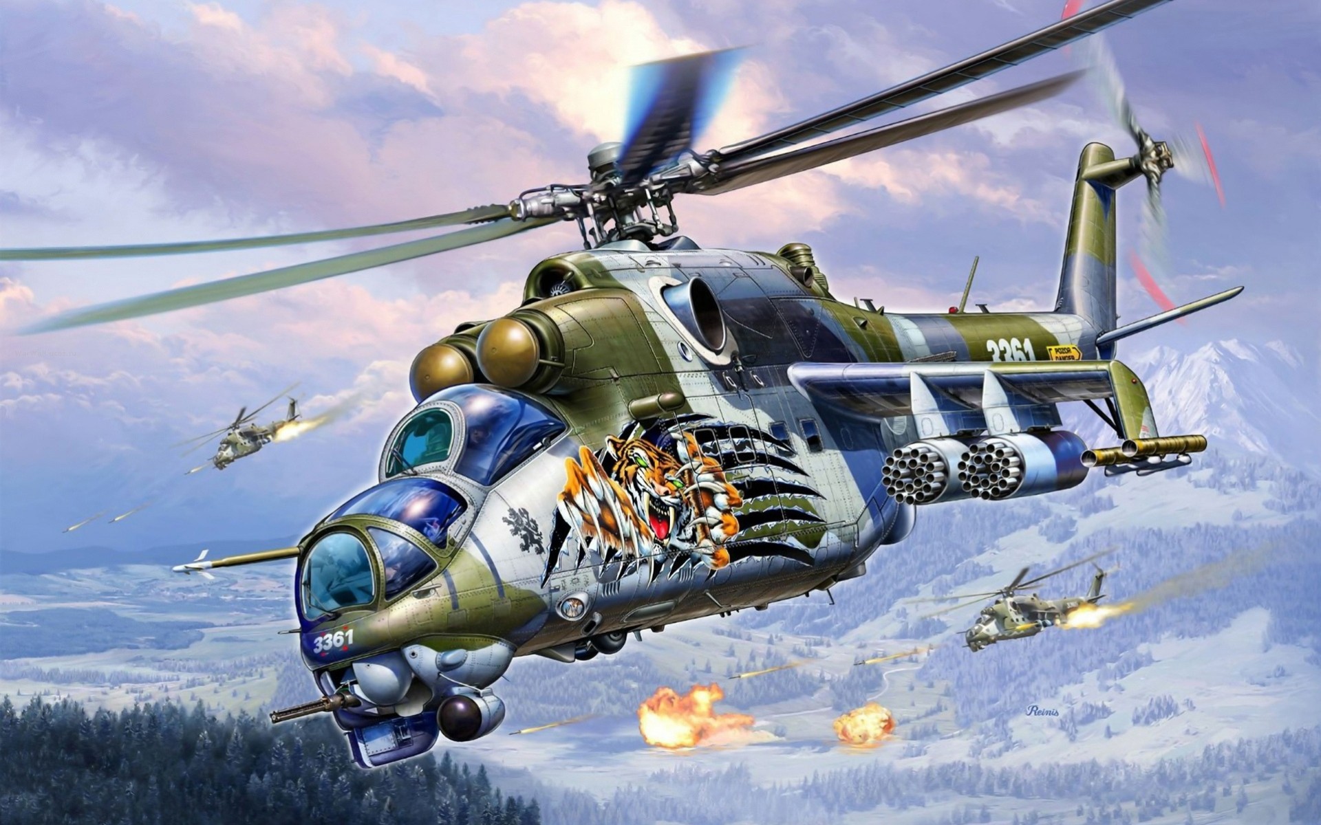 arte ruso transporte helicóptero mi-24 soviético