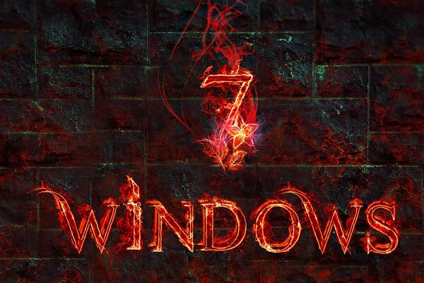 Logo fiamma di windows 7