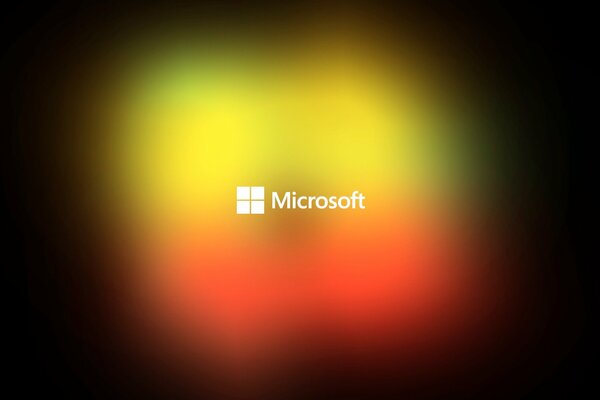 Microsoft windows logo on a colored background