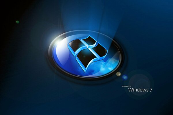 Klassisches Windows 7-Logo-Hintergrundbild