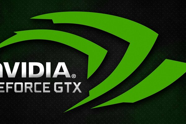 Green nvidia geforce gtx logo