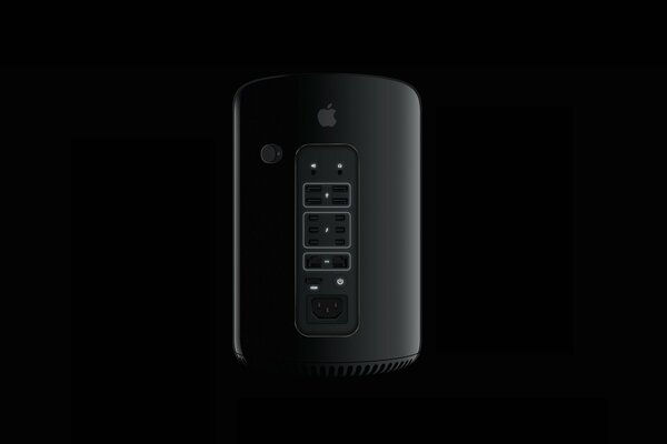 Retroilluminazione di mac pro in nero