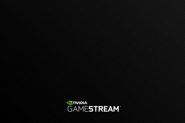 Nvidia gamestream Logo auf schwarzem Hintergrund