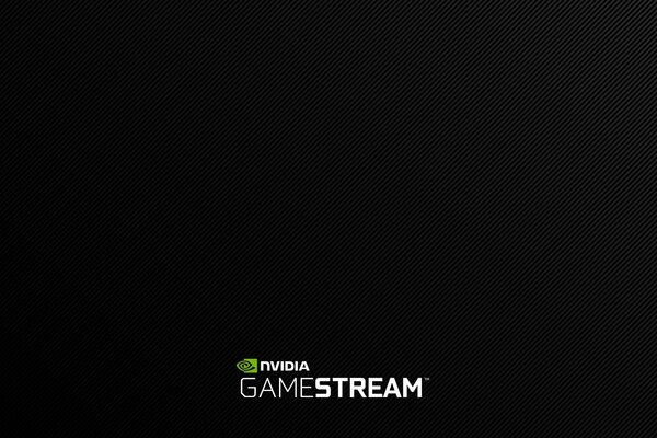 nvidia gamestream logo on a black background