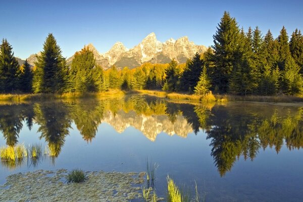 Natur und Himmel berührten sich miteinander