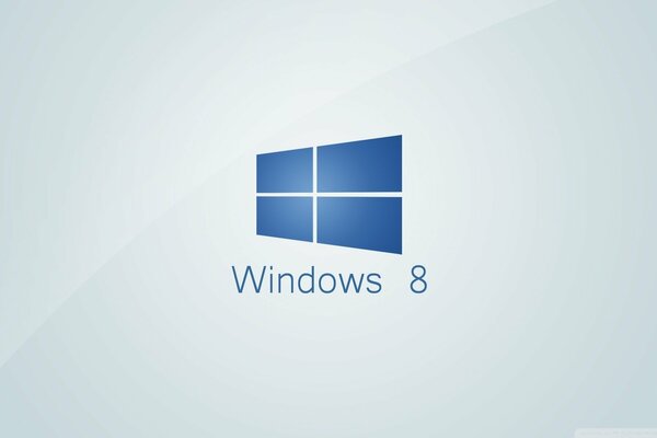 Logo Windows 8 sur la fenêtre de travail