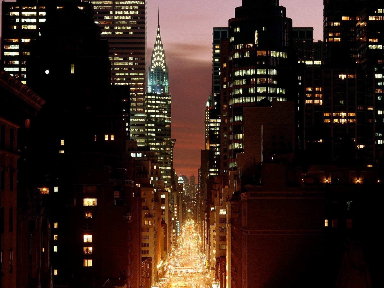 manhattan straße lichter