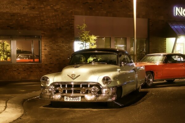 Classic Cadillac car on the street