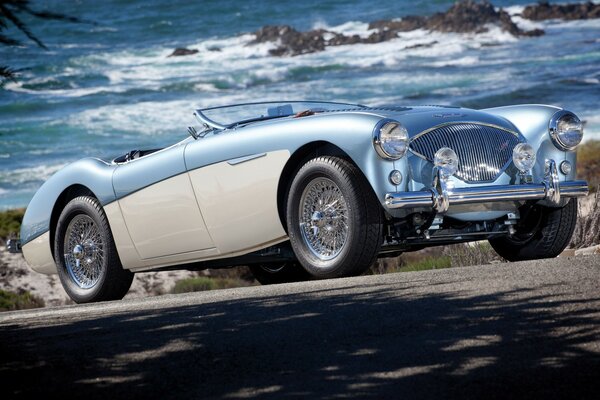 Classic beautiful austin healey car