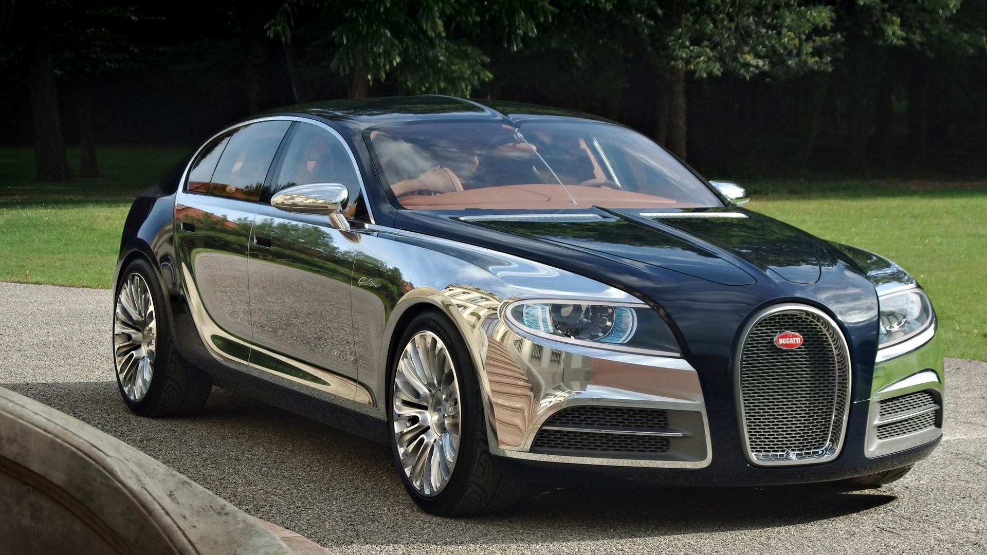 galibier vehicles grey bugatti close up