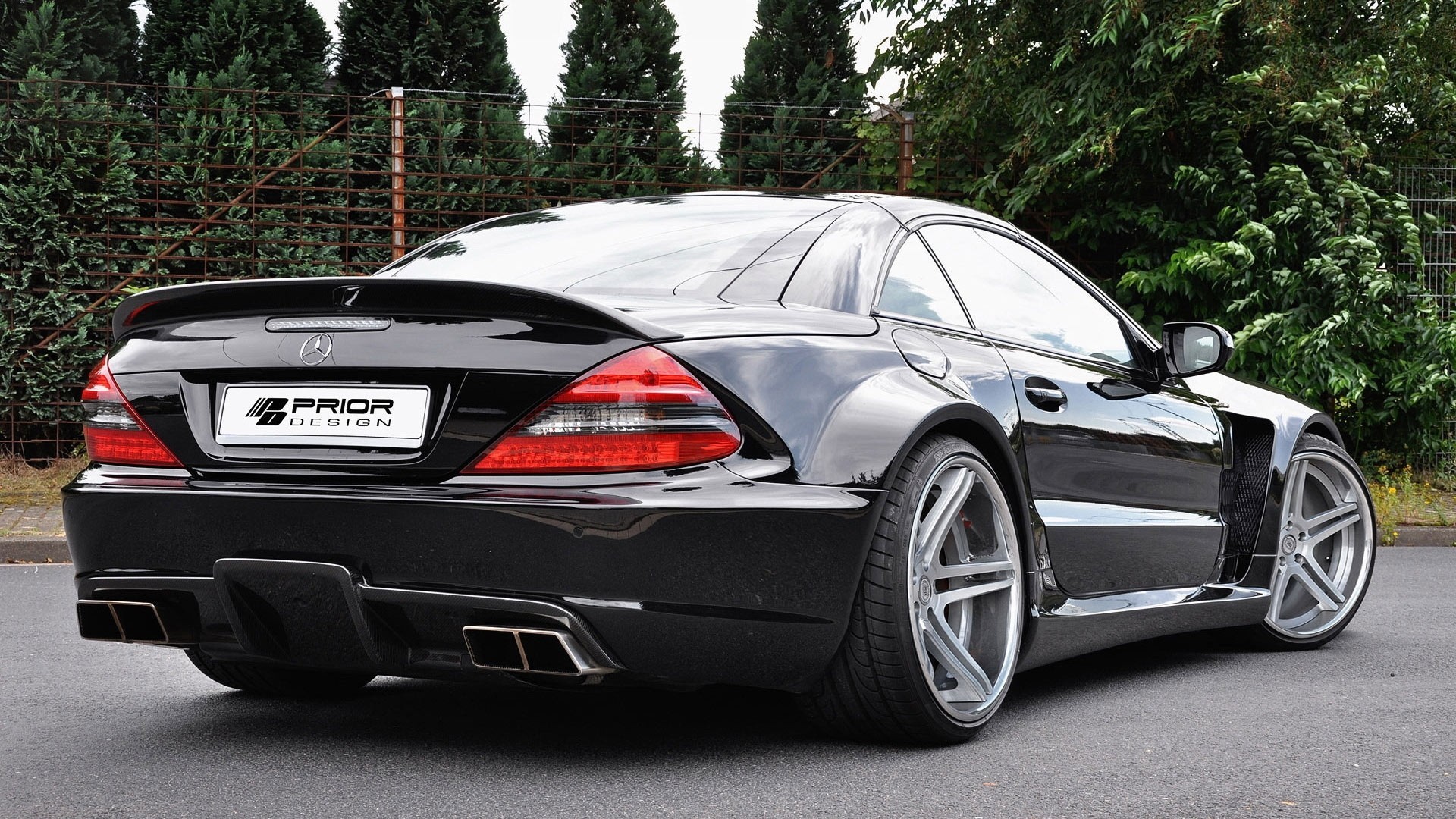 supercar mercedes coupé noir