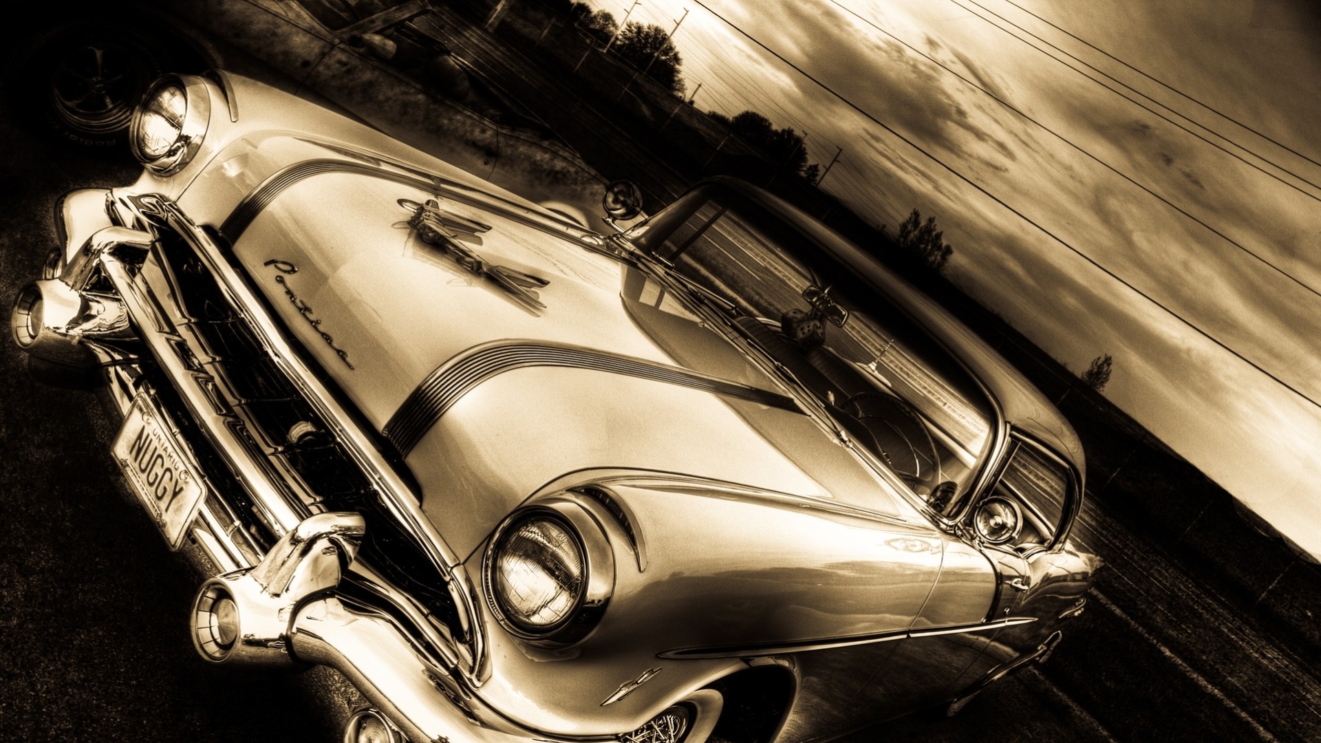 voiture monochrome vintage