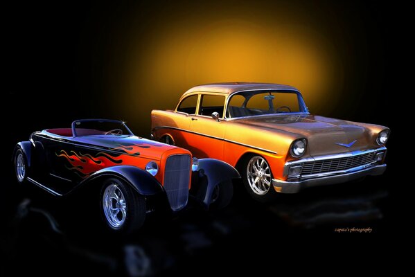 Exclusive retro Chevrolet cars