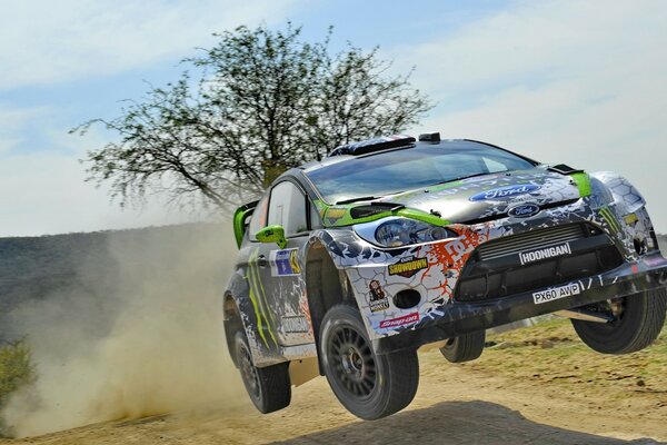 In Mexico there was a rally in honor of Ford Ken Block and there was a fiesta RS