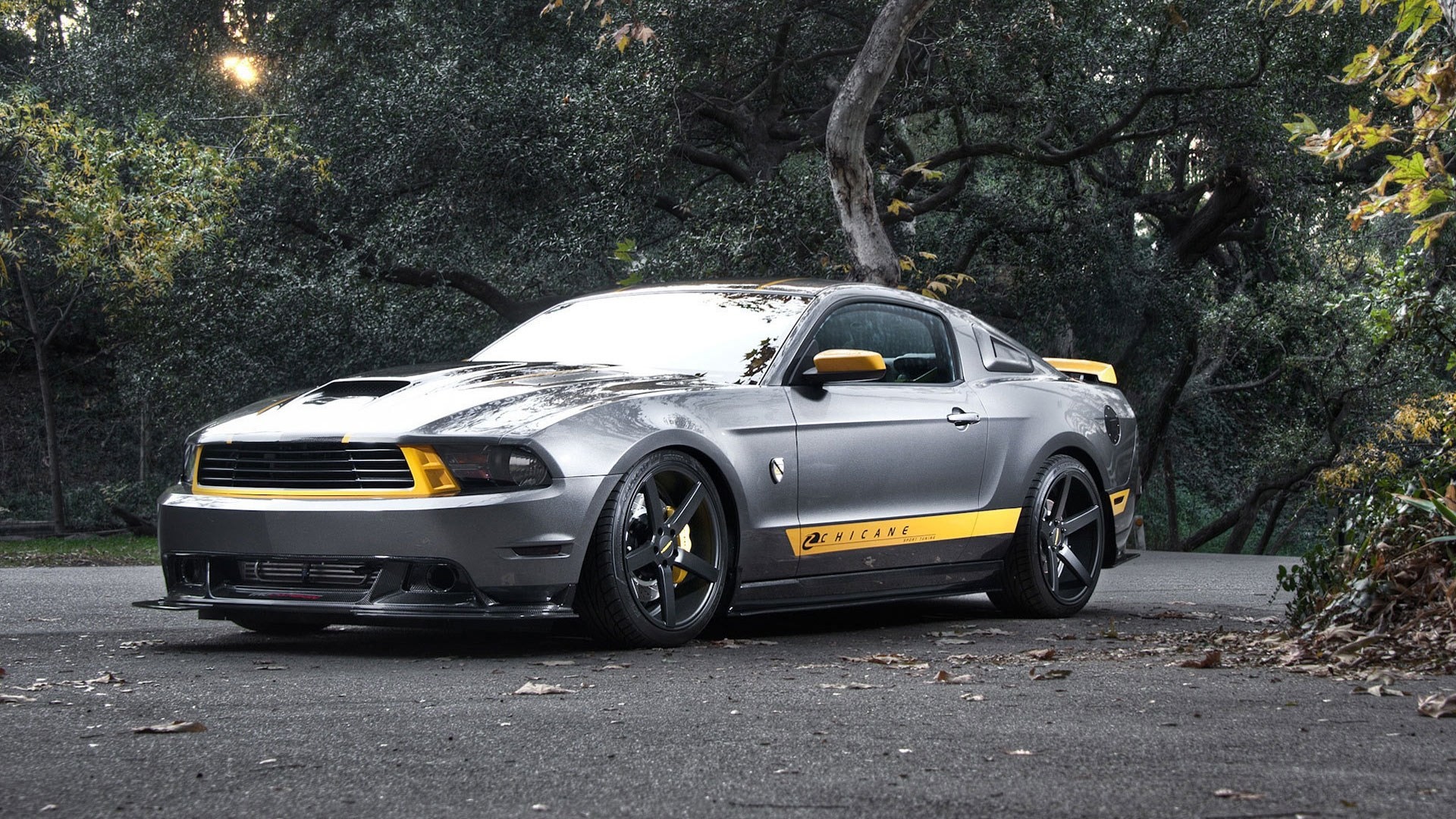 ford voiture de sport ford mustang coupé argent