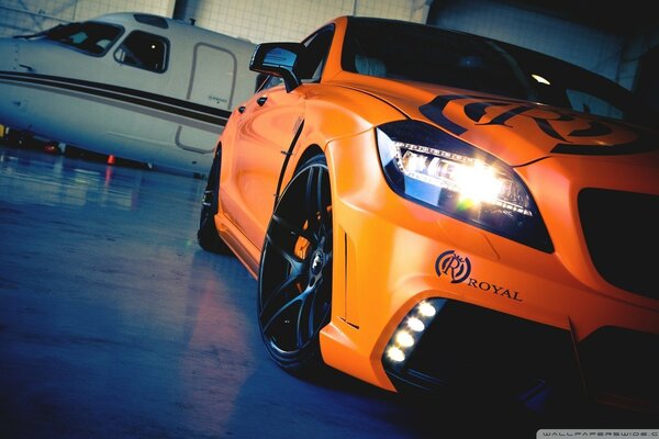 CLS550 orange satin in tuning