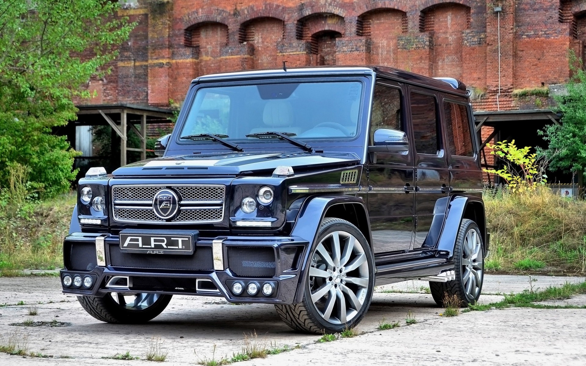 mercedes-benz amg g55 kunst gelendwagen suv 2013