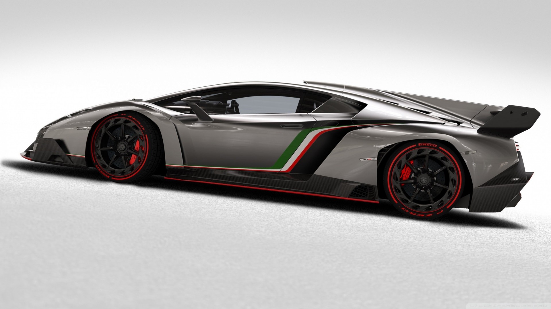 vista lado veneno lamborghini 2013