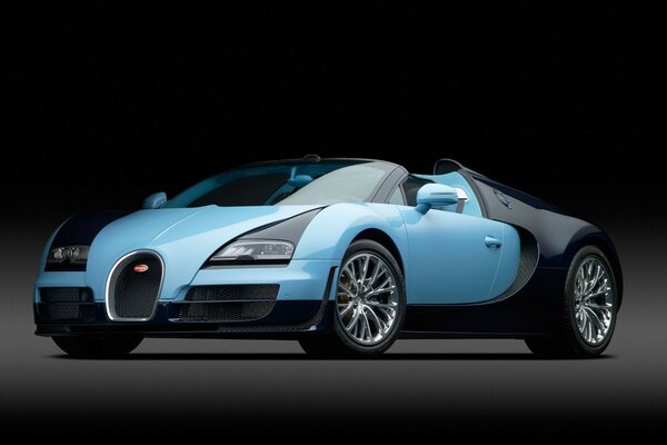 El deportivo azul merece un lugar en la parte superior de los autos deportivos. Es hermoso y muy hermoso y uno de los mejores de su clase