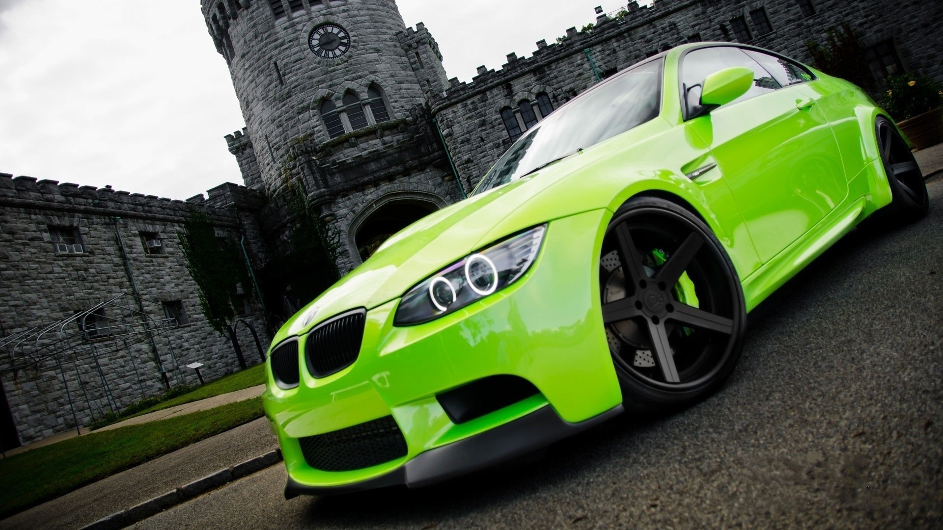 coupé deportivo bmw verde coupé