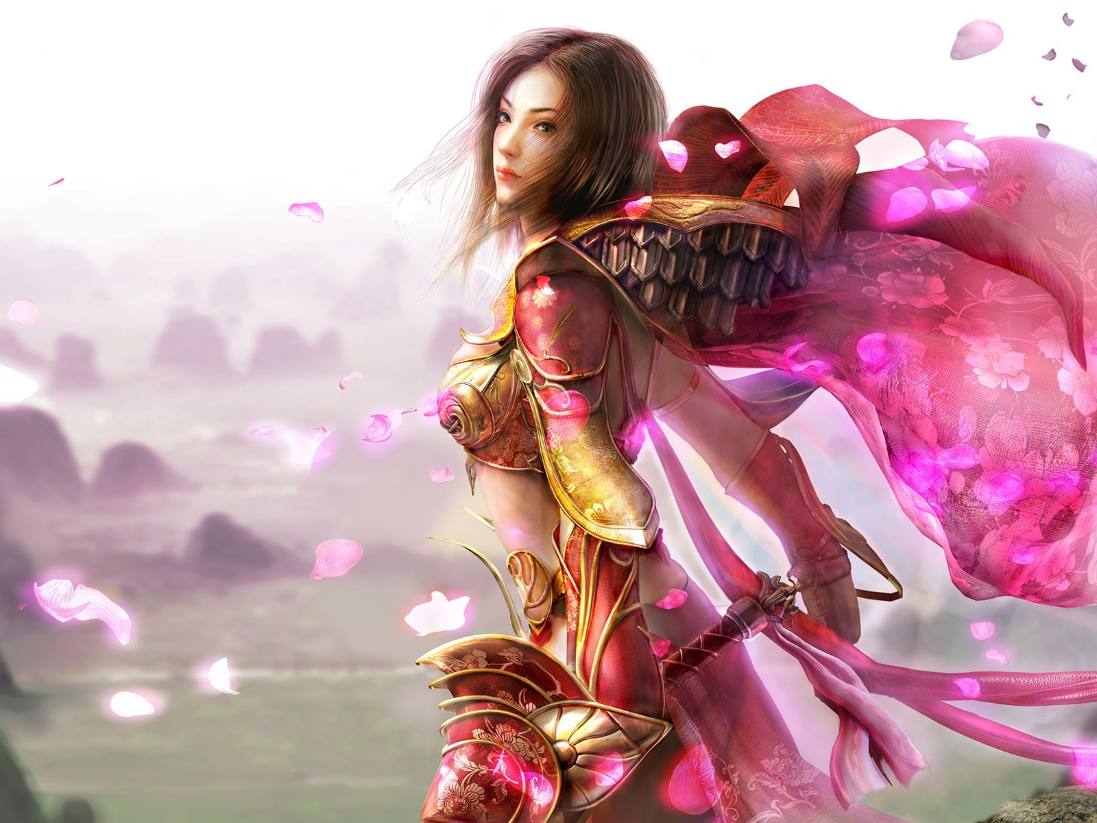 warrior pink petal