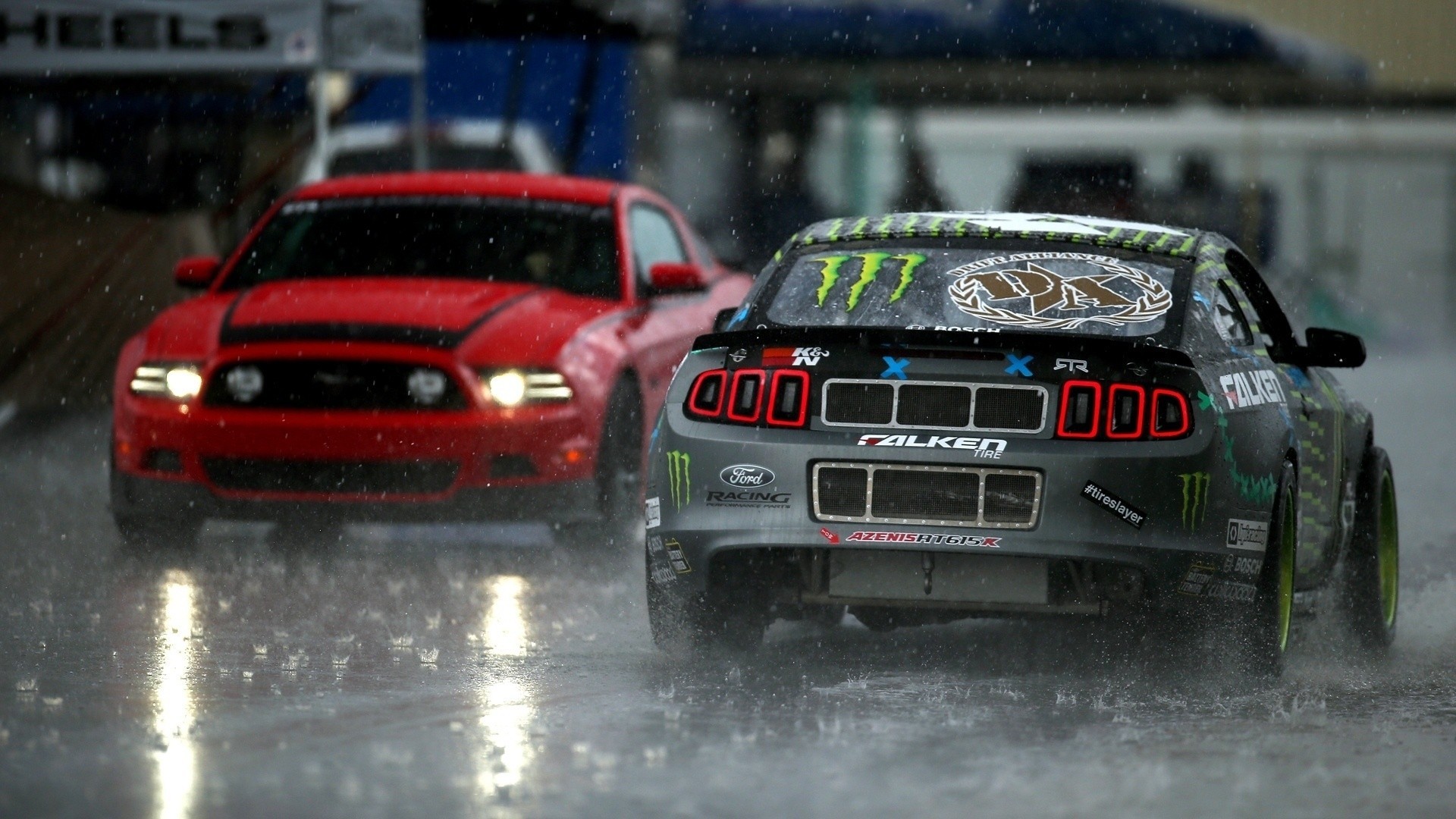 rtr ford mustang monster energy rain team adjustment