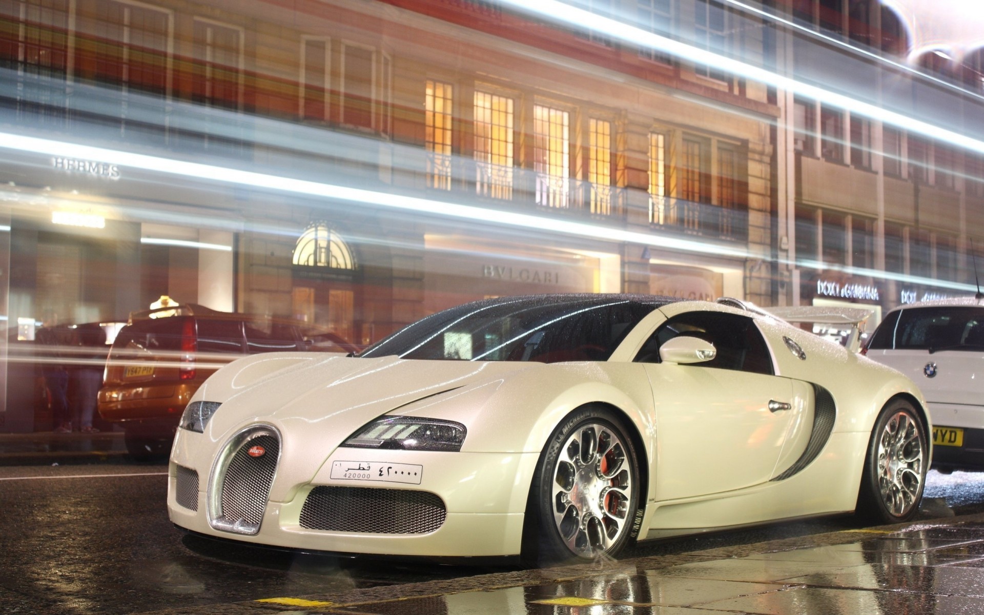 auto veyron nacht bugatti superauto