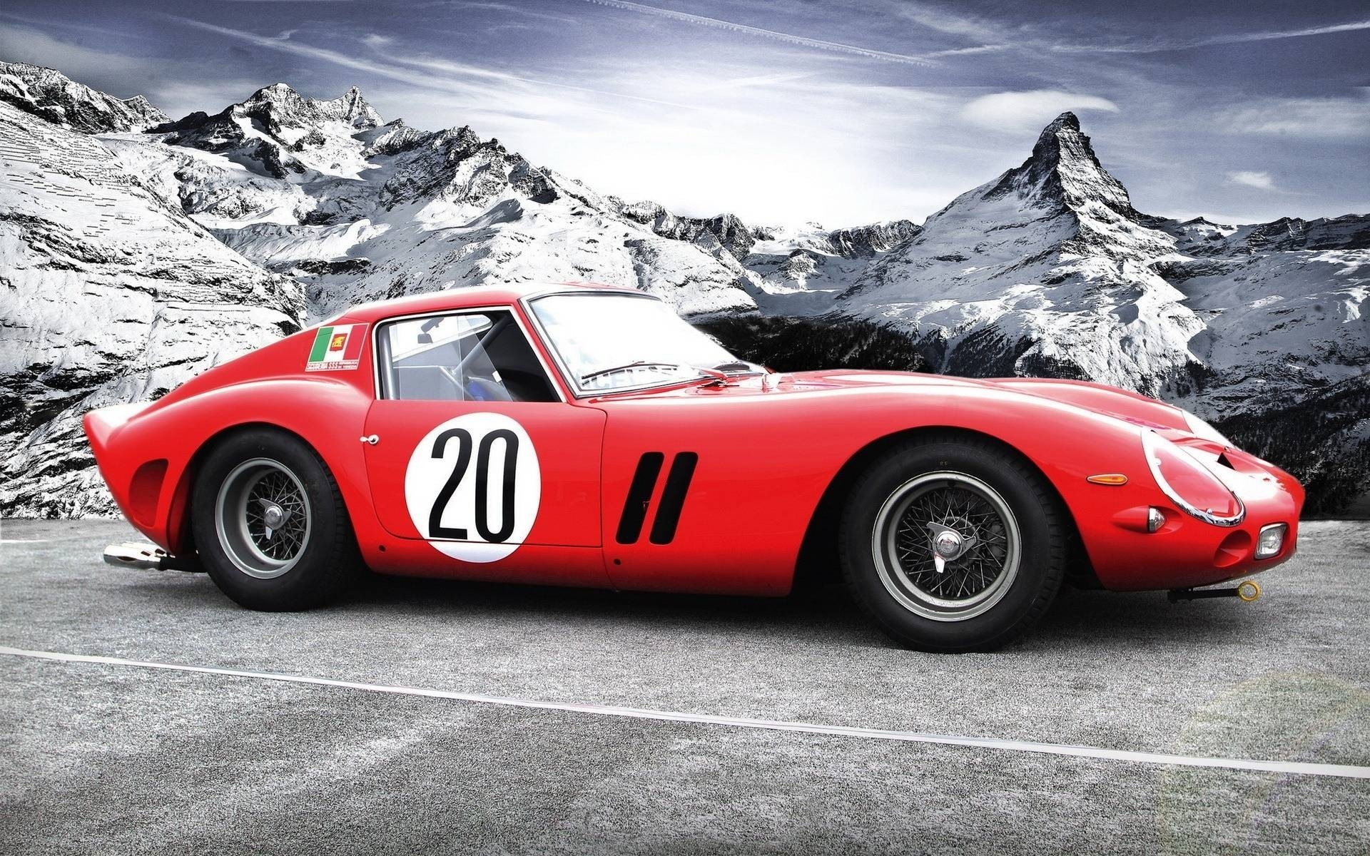 góry samochód zabawa ferrari 250 gto