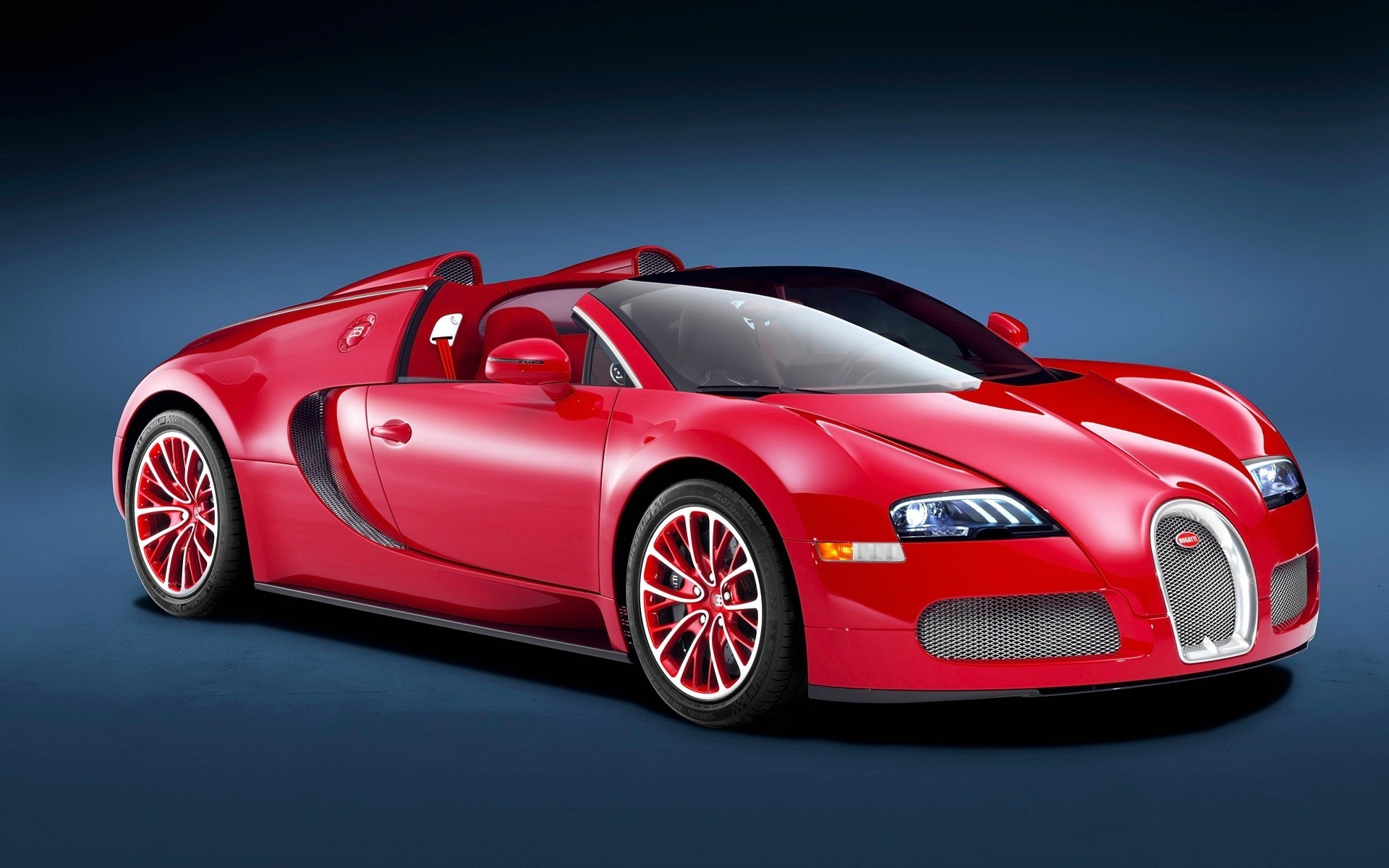 veyron red bugatti car